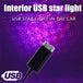 USB Car Roof light LED Babysbreath Atmosphere light Ambient LED Projection lamp LED Starry Sky Night Light Car Decorative light - IFINDALL