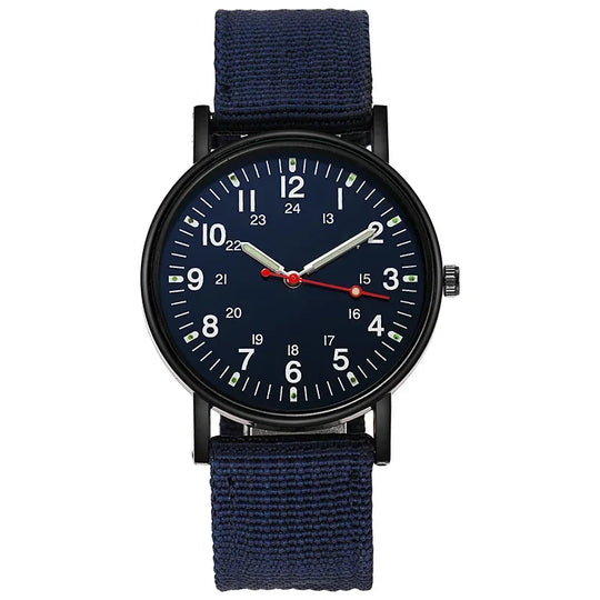 Luminous Men's Sports Watch Nylon Woven Band  Shock Resistant Wristwatches Male Quartz Watches Reloj Hombre Xmas Gift - IFINDALL