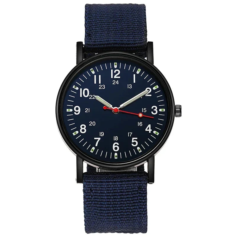 Luminous Men's Sports Watch Nylon Woven Band  Shock Resistant Wristwatches Male Quartz Watches Reloj Hombre Xmas Gift - IFINDALL
