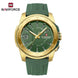NAVIFORCE NF7112 Original Quartz Watch for Men Simple Silicone Strap 5Bar Waterproof Luminous Watches - IFINDALL