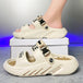 NEW Men's Massage Slippers Outdoor Sandals Beach Comfortable Soft Slides Casual Shoes Men Indoor Outdoor Slippers Big Size 39-48 - IFINDALL