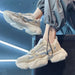 Fashion Men Sneakers Spring Breathable Comfort Air Cushion Running Shoes Outdoor Non Slip Wear-resistant Walking Shoe Zapatillas - IFINDALL