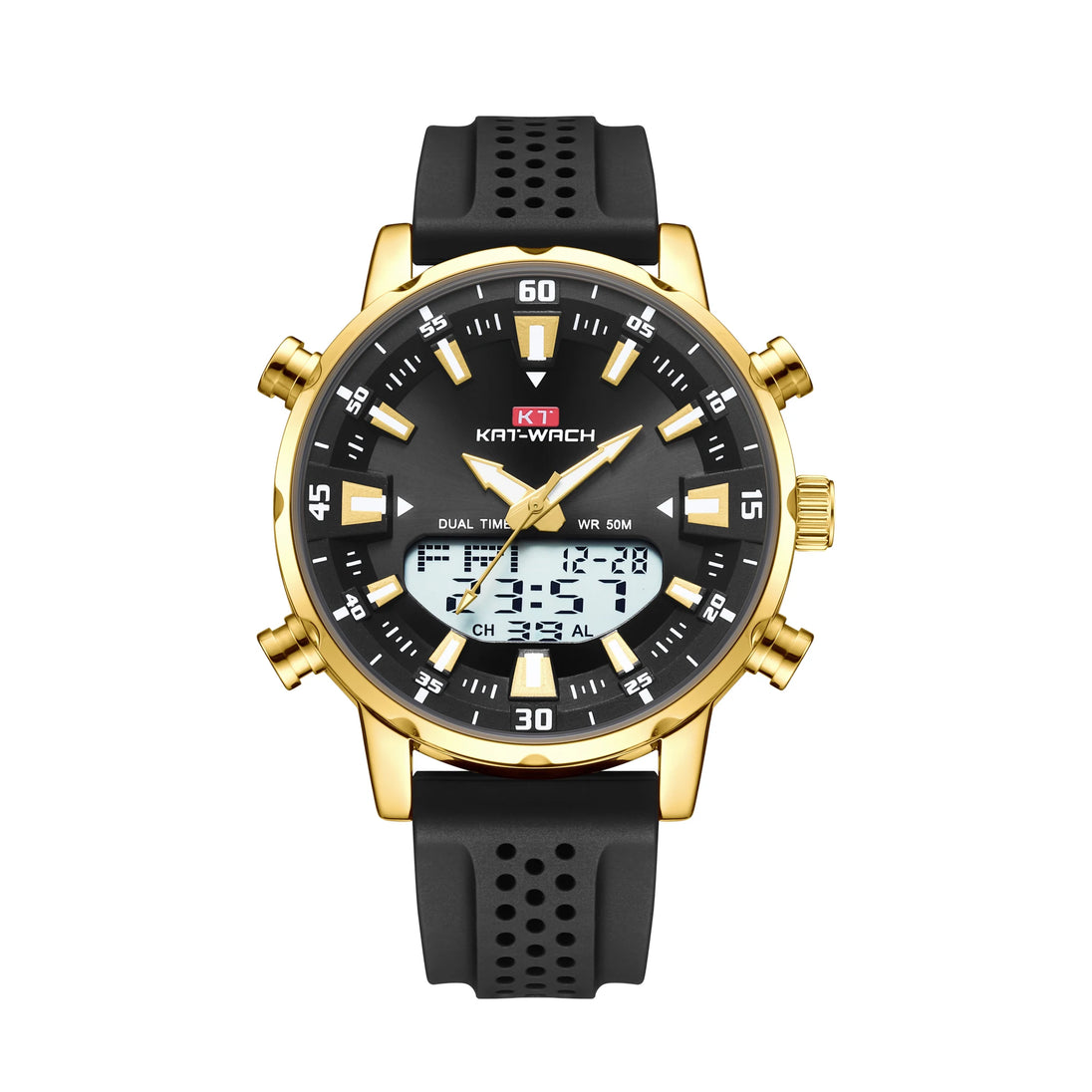 kat-wach Men's quartz watches original waterproof  high quality  automatic male timepiece black watch gifts for dad watches men - IFINDALL