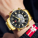 Men Watches 2025 Top Brand Luxury relogio masculino Gold Stainless Steel Band Wrist Watch For Male Clock Men Dual Display watch - IFINDALL
