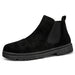 Classic Fashion Khaki Men's Ankle Boots Comfortable Platform Work Boots Men Slip-on High-top Shoes Casual Men Botas Para Hombre - IFINDALL