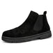 Classic Fashion Khaki Men's Ankle Boots Comfortable Platform Work Boots Men Slip-on High-top Shoes Casual Men Botas Para Hombre - IFINDALL
