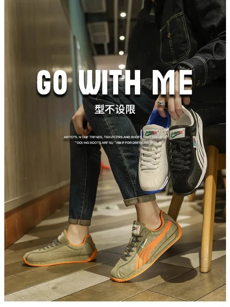 [ENLEN & BENNA] 2024 autumn and winter new men's sports shoes fashion trend breathable light grip Forrest Gump shoes men's shoes - IFINDALL