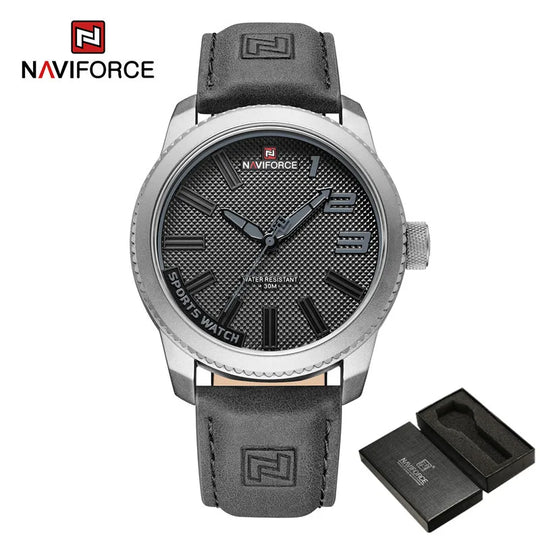 NAVIFORCE Men Wristwatch Top Brand Luxury Waterproof Watch Simple Sport Military Army Original Business Quartz Male Clock 9202 - IFINDALL