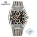 New NAVIFORCE Men's Quartz Multifunction Watches Fashion Sports Chronograph 5ATM Waterproof Silicone Band Casual Man Wrist Watch - IFINDALL