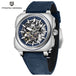 PAGANI DESIGN 42MM Skeleton Men Mechanical Watch 5ATM Waterproof Sapphire Glass Automatic Watch Square Stainless Steel Men Watch - IFINDALL