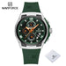 New NAVIFORCE Sports Silicone Strap Male Chronograph Quartz Calendar Men's Watches Casual Wild Waterproof Man Wristwatch NF8051T - IFINDALL