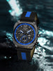NOTIONR2024 New Men's Leather Strap Watch Men's Square Waterproof Sports Watch Stainless Steel Luminous Men's Quartz Watch - IFINDALL