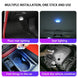 1PC LED Car Mini Touch Light USB Charging Portable Auto Ceiling Reading Night Lamp Wireless Magnetic Decoration Ambinet Light - IFINDALL