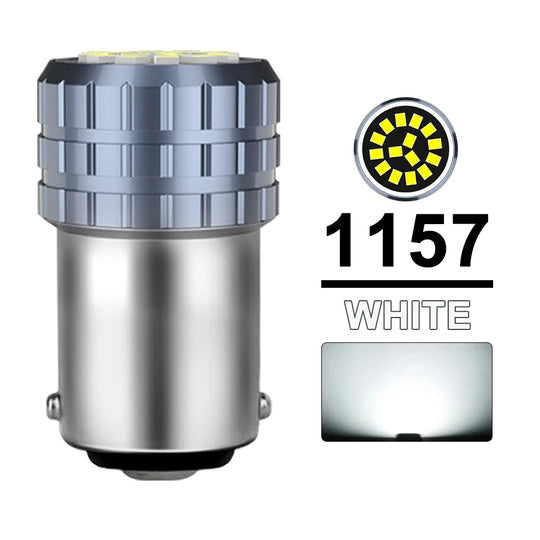 2/4/6/8/10/20 PCS P21W 1156 BA15S 1157 BAY15D LED Bulbs For Car Turn Signal Parking Brake Lights 12V 2016-15SMD White Amber Red - IFINDALL