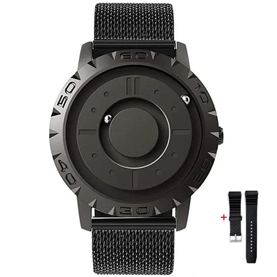 Fashion Magnetic Ball Quartz Watch Men Luxury Sport Waterproof EUTOUR Mens Watch Stainless Steel Male Clock Men Wristwatch 2024 - IFINDALL