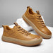Autumn and Winter Genuine Leather Men's Shoes Fashion Men's Casual Leather Shoes Thick Sole Anti Slip Sports Shoes - IFINDALL