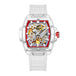 Luxury men's watch onola plastic transparent hollow full automatic mechanical watches men waterproof clock - IFINDALL