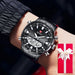 Men Watches 2025 Top Brand Luxury relogio masculino Gold Stainless Steel Band Wrist Watch For Male Clock Men Dual Display watch - IFINDALL