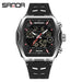 SANDA 6235 Dual Display Electronic Watch Barrel Big Dial Sports LED Analog Digital Chronograph Military Wristwatch 2025 - IFINDALL