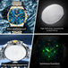 OLEVS 3653 Men Watch Luxury Brand Quartz Watch Multi functional Automatic Date Timer Watch Waterproof Luminous Moonphase Watch - IFINDALL