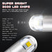 2-20 PCS T10 W5W LED Bulbs 12V Super Bright 3030 2SMD 7000K White Car Interior Dome Map Door Courtesy Dash License Plate Lights - IFINDALL