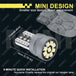 2/4/6/8/10/20 PCS T10 W5W LED Bulb CANBUS 12V 2016-9SMD Car Interior Dome Door Glove Box Trunk License Plate Lights White Yellow - IFINDALL
