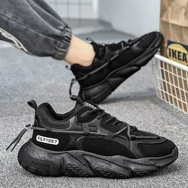 Fashion Men Sneakers Spring Breathable Comfort Air Cushion Running Shoes Outdoor Non Slip Wear-resistant Walking Shoe Zapatillas - IFINDALL