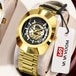 2025 New Luxury Men Watch Fashion Elliptical Hollow Dial Stainless Steel Strap Leisure Business Original Movement Watch for Men - IFINDALL