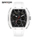 Men Sports Digital Wrist Watches For Male Clock Dual Display Man Tonneau Watches Chronograph Luminous Silicone Band Dropship - IFINDALL