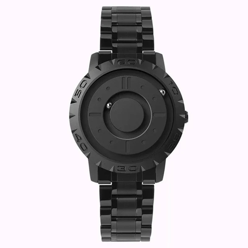 Fashion Magnetic Ball Quartz Watch Men Luxury Sport Waterproof EUTOUR Mens Watch Stainless Steel Male Clock Men Wristwatch 2024 - IFINDALL