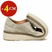 Classic Genuine Leather Casual Shoes Sneakers Man Elevator Shoes Height Increase Shoes for Men Insoles 4CM Sports Leisure Taller - IFINDALL