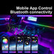 18 in 1 LED Symphony Ambient Lights Car Interior Full Color Streamer RGB 64 Colors Neon Acrylic Strip Decoration Atmosphere Lamp - IFINDALL
