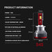 2PCS 70W LED Car Headlight D1S D2S  D3S D4S D5S D8S CANbus No Error Lamp Auto Headlamp Bulbs Car Light 6000K White High Low Beam - IFINDALL