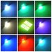 2pcs 5050 RGB 6SMD Car Led C5w C10w Interior Dome Reading Lamp Auto Remote Controller Colorful Atmosphere Light Roof Trunk Bulb - IFINDALL