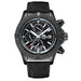 Automatic Mens Watch Self Wind Mechanical Canvas Style Genuine Black Blue Leather Multifunction Date Month Luminous Watches - IFINDALL
