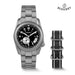 Boderry Field Watch Titanium Quartz Watches VOYAGER 38 Mens 100M Waterproof Clock Military Sport Luminous Business Wristwatch - IFINDALL