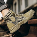 Military Boots for Men Autumn High Top Camouflage Desert Casual Flats Mens Boot Breathable Non Slip Work Shoes Zapatillas Hombre - IFINDALL