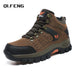 Trendy Classic Men Ankle Boots Wear Resisting Hiking Shoes Cow Suede Men Boot Comfortable Walking Sneaker For Man Tactical Shoes - IFINDALL