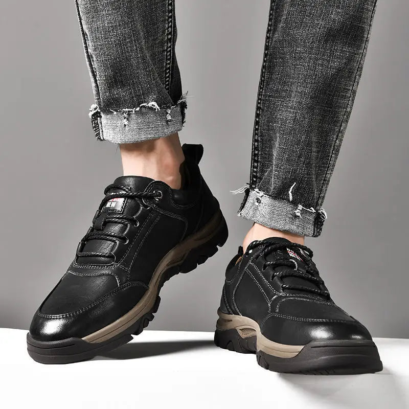 Fashion Autumn and Winter New Hiking Shoes Men's Casual Business Shoes Men's Outdoor Sports New Men's Shoes 2023 - IFINDALL