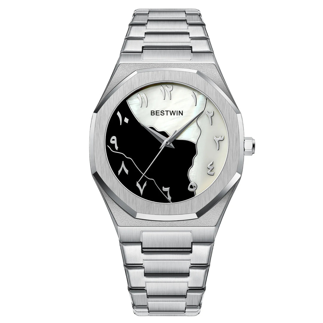 Fashion Watches Men's Watch reloj hombre BESTWIN Creative Dial Gold Shell Face Business watches for men relogios masculino - IFINDALL