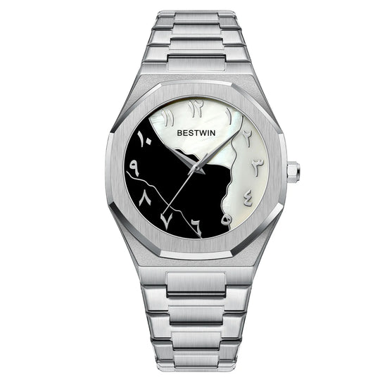 Fashion Watches Men's Watch reloj hombre BESTWIN Creative Dial Gold Shell Face Business watches for men relogios masculino - IFINDALL
