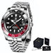 PAGANI DESIGN PD-1662 Luxury GMT Men Mechanical Wristwatch Sapphire Glass Stainless Steel 100M Waterproof Automatic Watches - IFINDALL