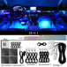 18 in 1 LED Symphony Ambient Lights Car Interior Full Color Streamer RGB 64 Colors Neon Acrylic Strip Decoration Atmosphere Lamp - IFINDALL