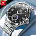 OLEVS Men's Watches Business Quartz Watch For Men Date Moon-Phase Wristwatch 2025 New Luxury Fashion Watch Waterproof 2956 - IFINDALL