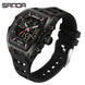 SANDA Men Electronic Watch Big Dial Sports LED Analog Digital Chronograph Military Dual Display Man Wristwatch relogio masculino - IFINDALL
