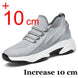 Increasing men sneakers casual heightening shoes 8cm height increase shoes for summer breathable 6cm elevator shoes - IFINDALL