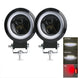 NLpearl 3inch LED Work Light Square Round Car Headlight Halo For Motorcycle Jeeps ATV SUV 12V 24V Angel Eyes Driving Lights - IFINDALL