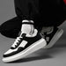 Luxury Leather Elevator Shoes Men's Sneakers Height Increasing Shoes Invisible 7CM Heighten Sports Shoes Taller Lift White Shoes - IFINDALL