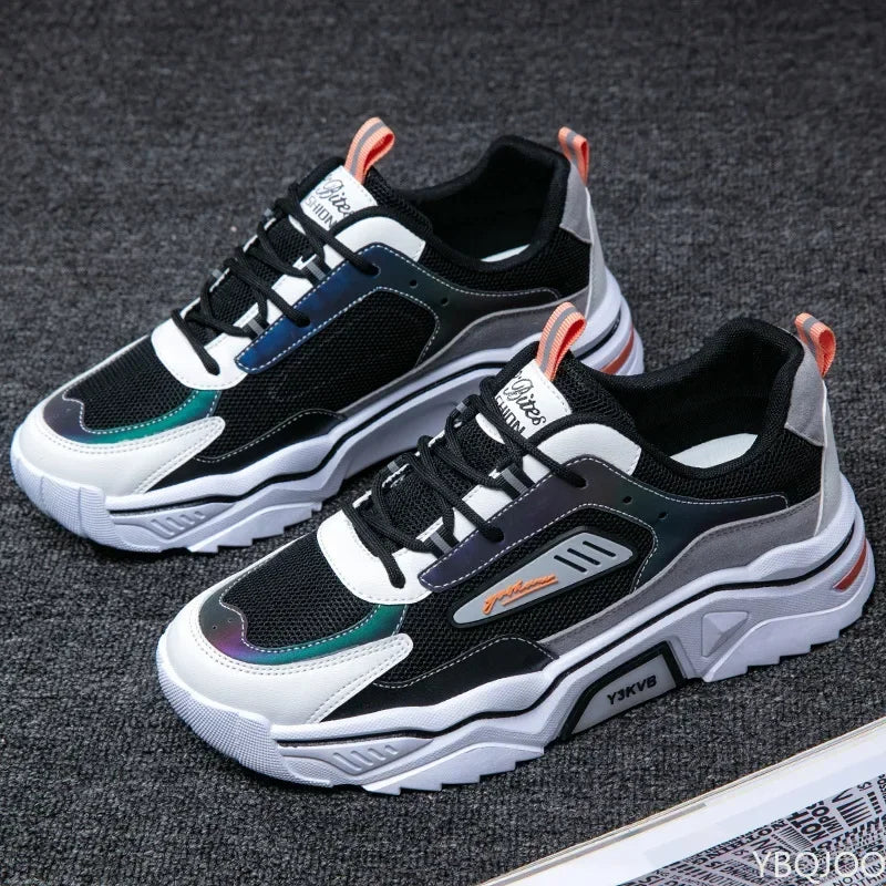 designer shoes men New Style Summer Breathable Wild Mesh Sports Casual Youth Increase Old Fashion Men's Shoes  sneakers - IFINDALL