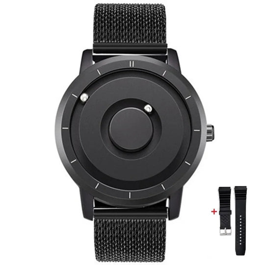 Fashion Magnetic Ball Quartz Watch Men Luxury Sport Waterproof EUTOUR Mens Watch Stainless Steel Male Clock Men Wristwatch 2024 - IFINDALL